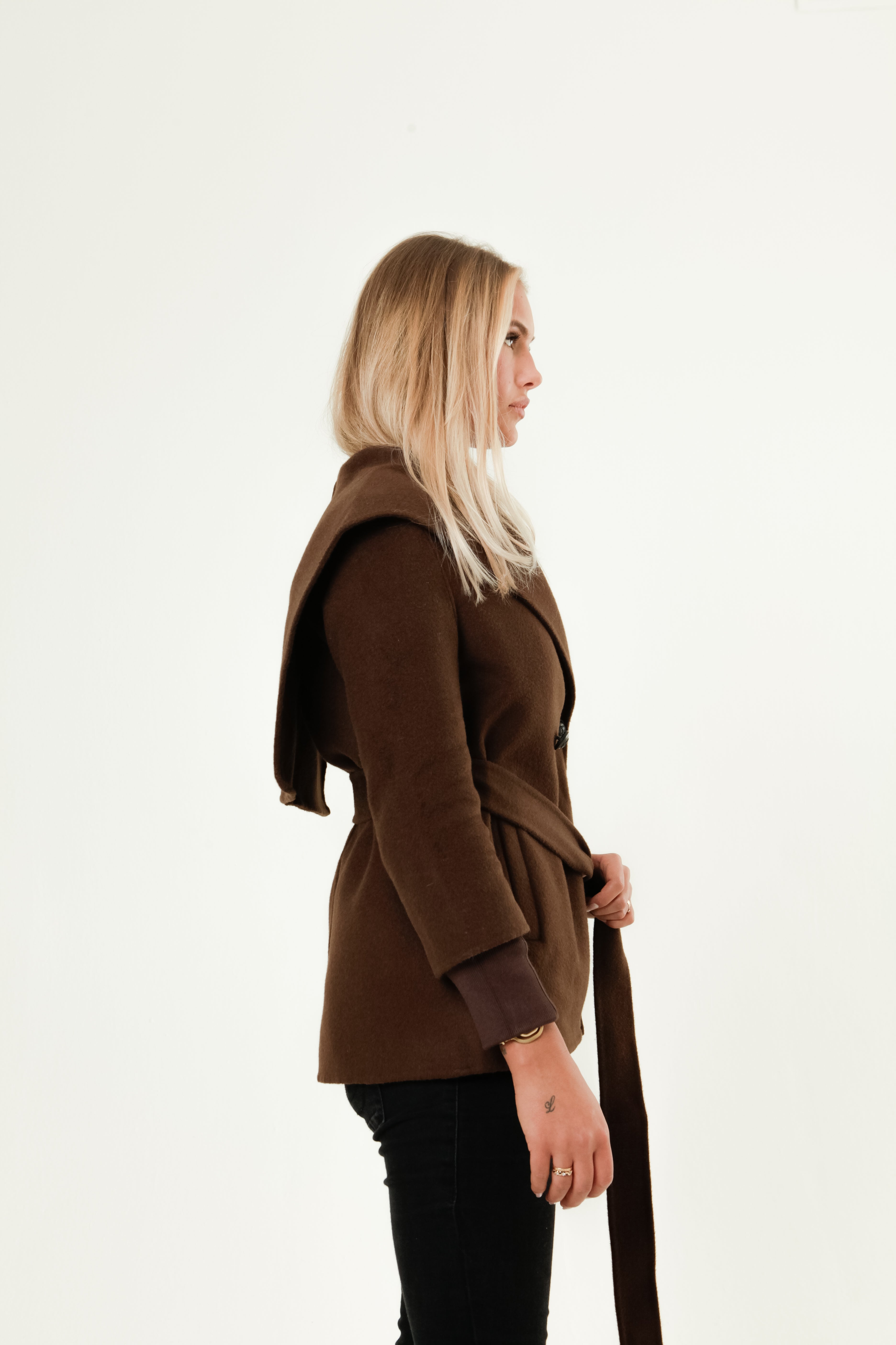 Valerie | Shawl Collar Cashmere Coat
