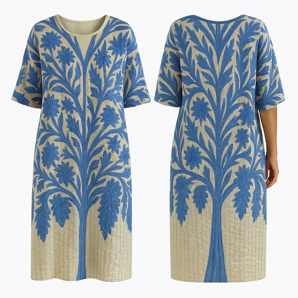 Philips | Embroidered Blue Dress