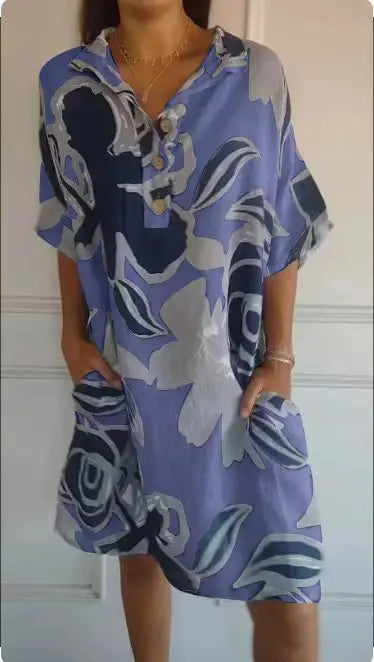 Sandra | Casual Loose Short-Sleeved Dress