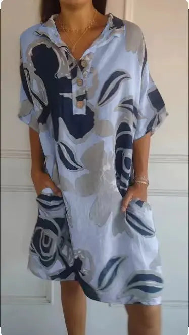 Sandra | Casual Loose Short-Sleeved Dress