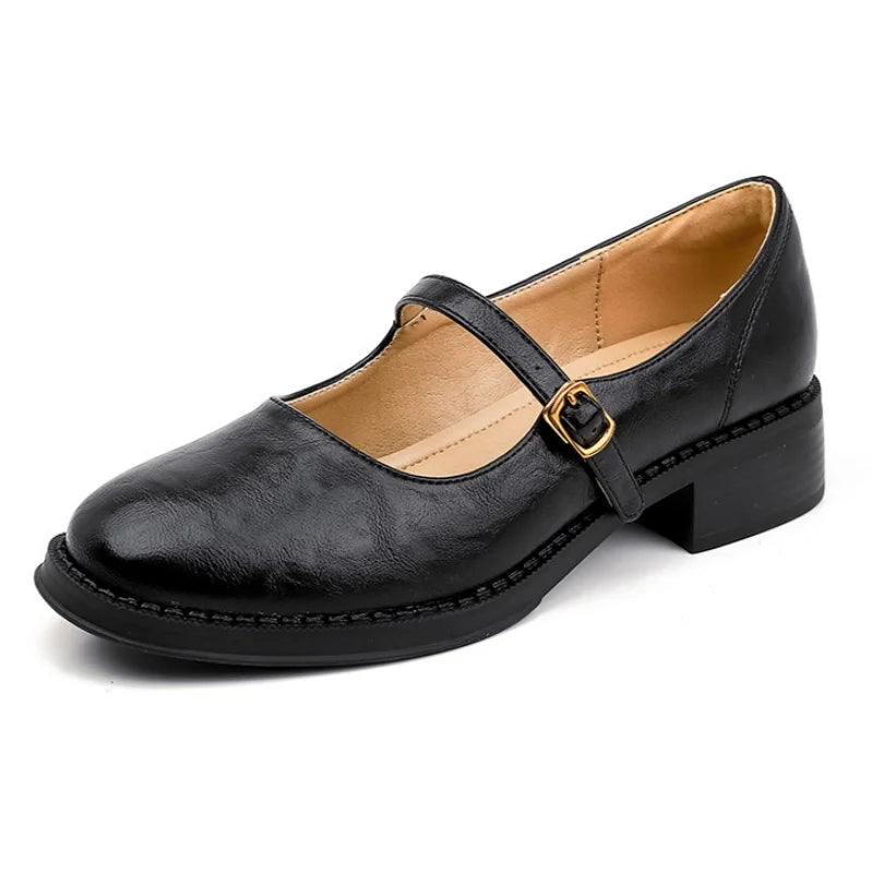 Mary Janes| Classic Comfort Mary Janes Made Of Leather