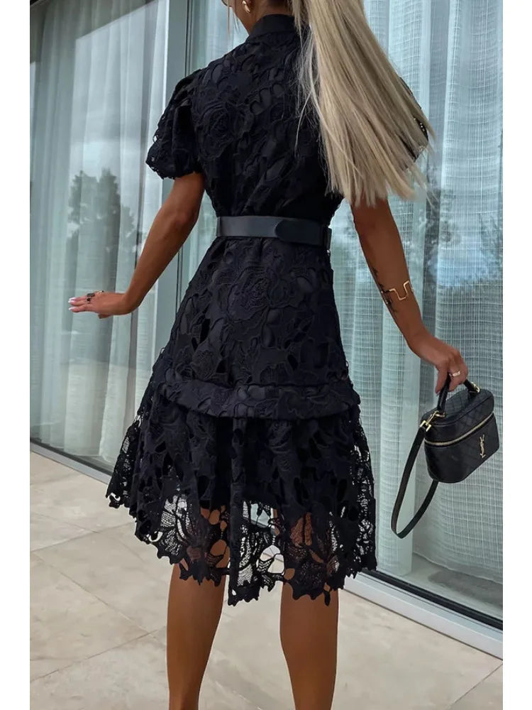 Jacky | Gorgeous Elegant Fitted Lace Dress – Timeless & Flattering