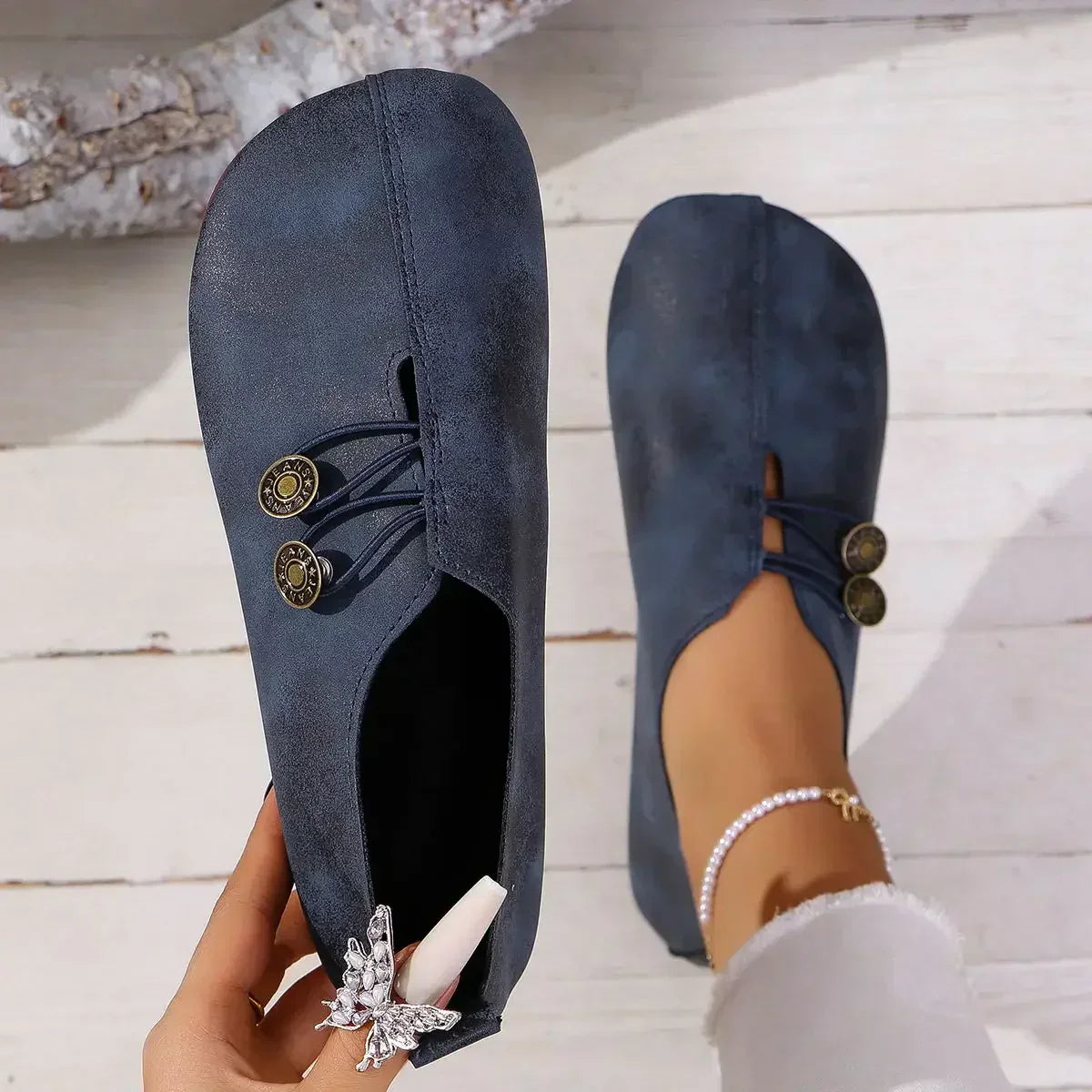 Diane | Orthopedic Slippers in Soft Suede