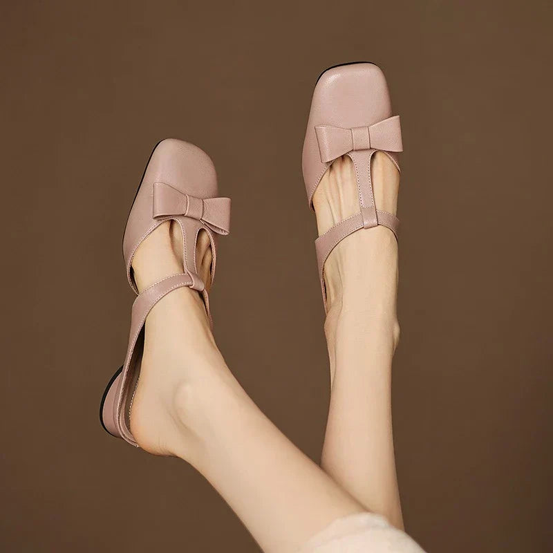 Lina | Square Toe Slippers
