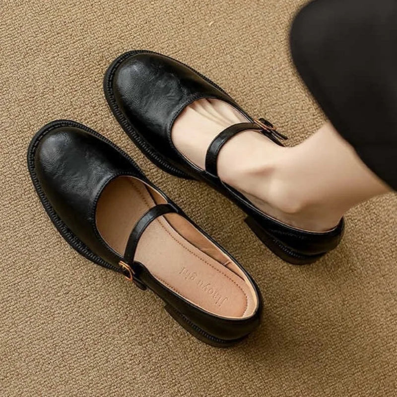 Mary Janes| Classic Comfort Mary Janes Made Of Leather
