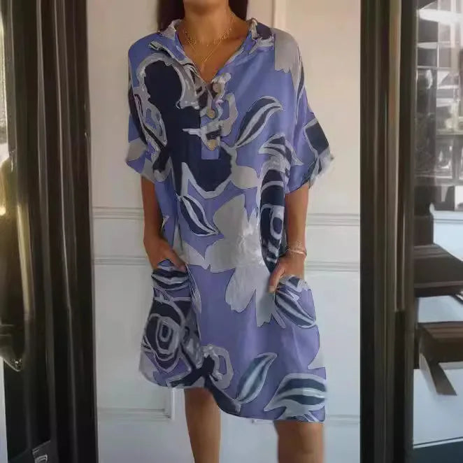 Sandra | Casual Loose Short-Sleeved Dress