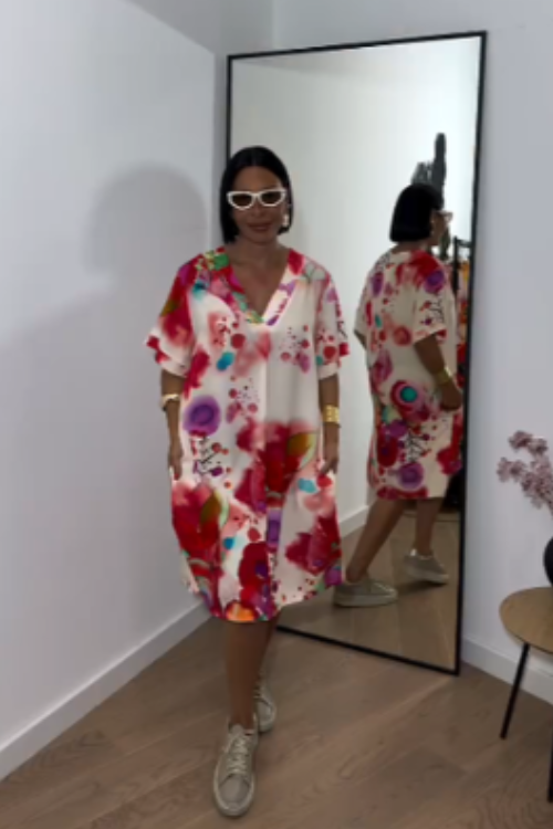 Sharon | Elegant Floral Dress