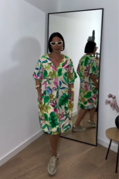 Sharon | Elegant Floral Dress