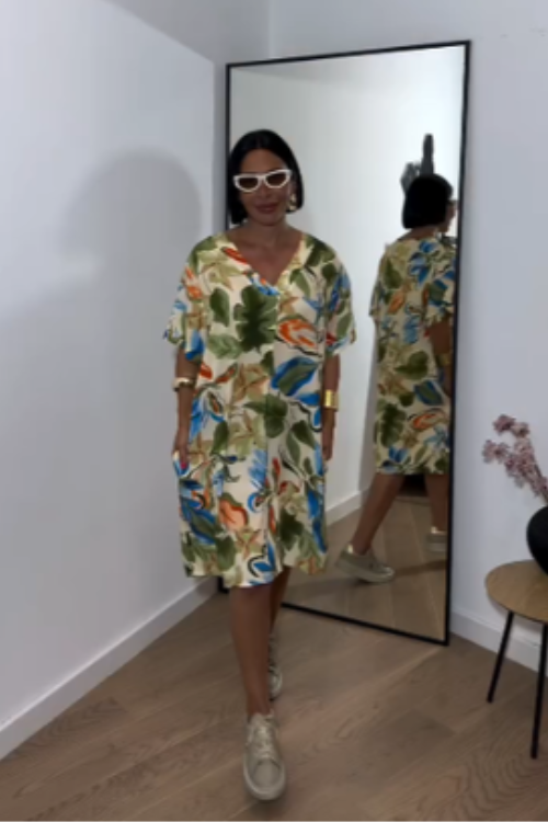 Sharon | Elegant Floral Dress