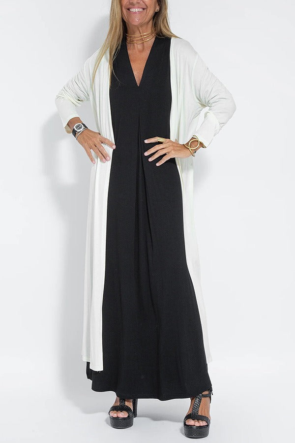 Susanne |  Stylish Comfortable Maxi Dress + Free Cardigan