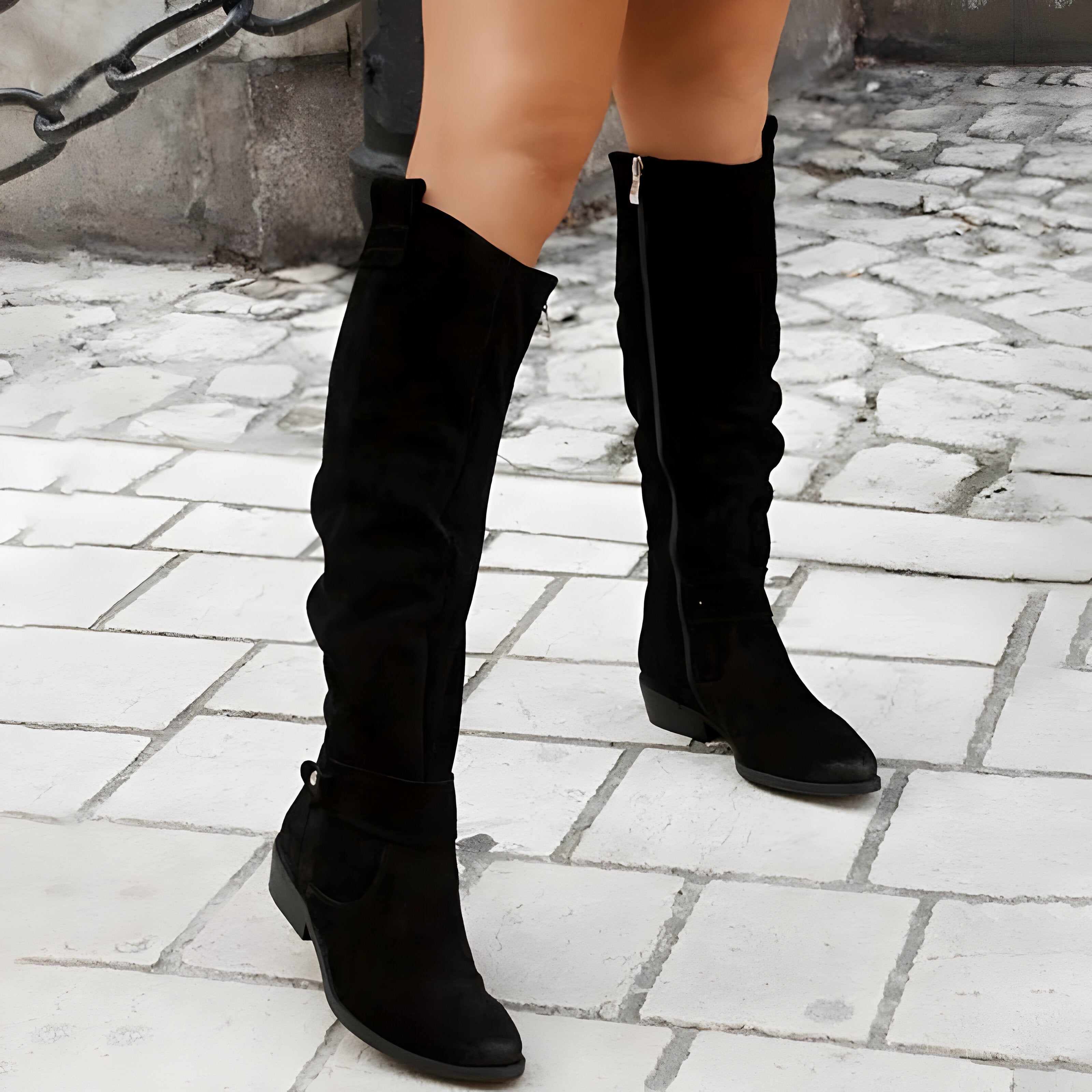 Elisabeth |  Comfort in knee-high leather boots
