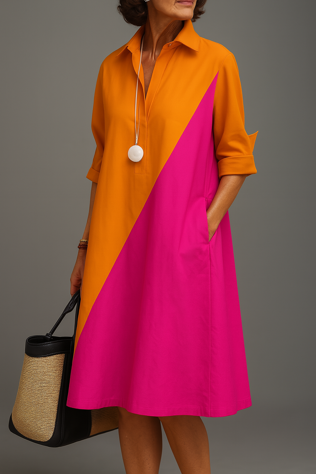Paula | Chic Midi Dress for Effortless Elegance