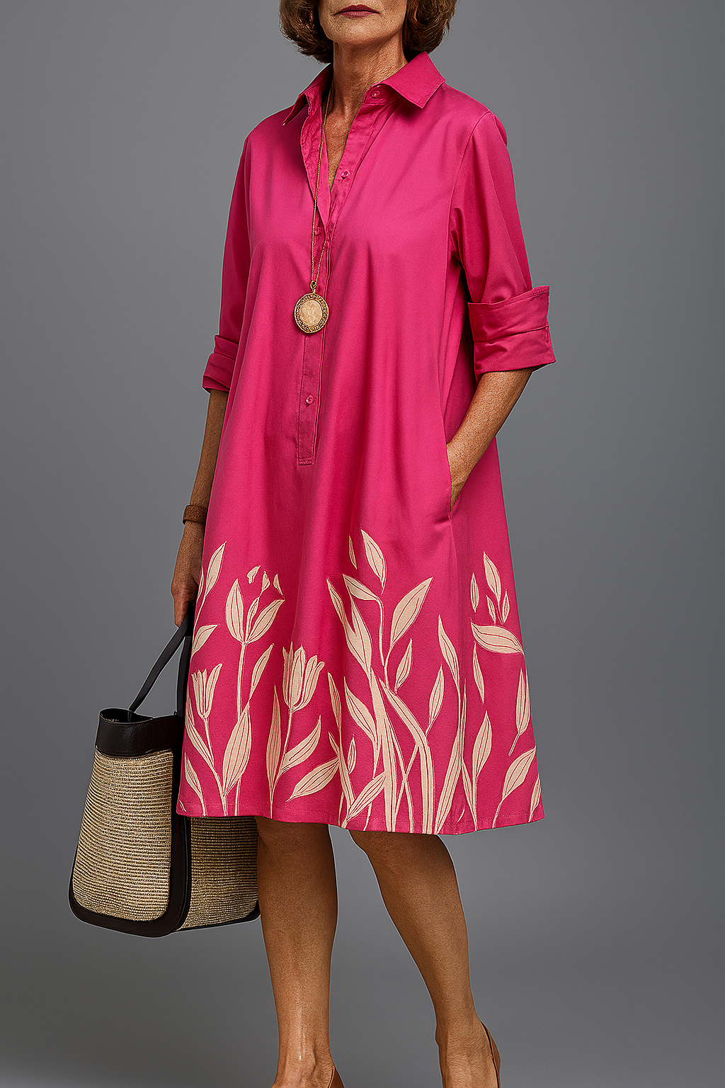 Heather | Elegant Midi Dress for Effortless Luxury