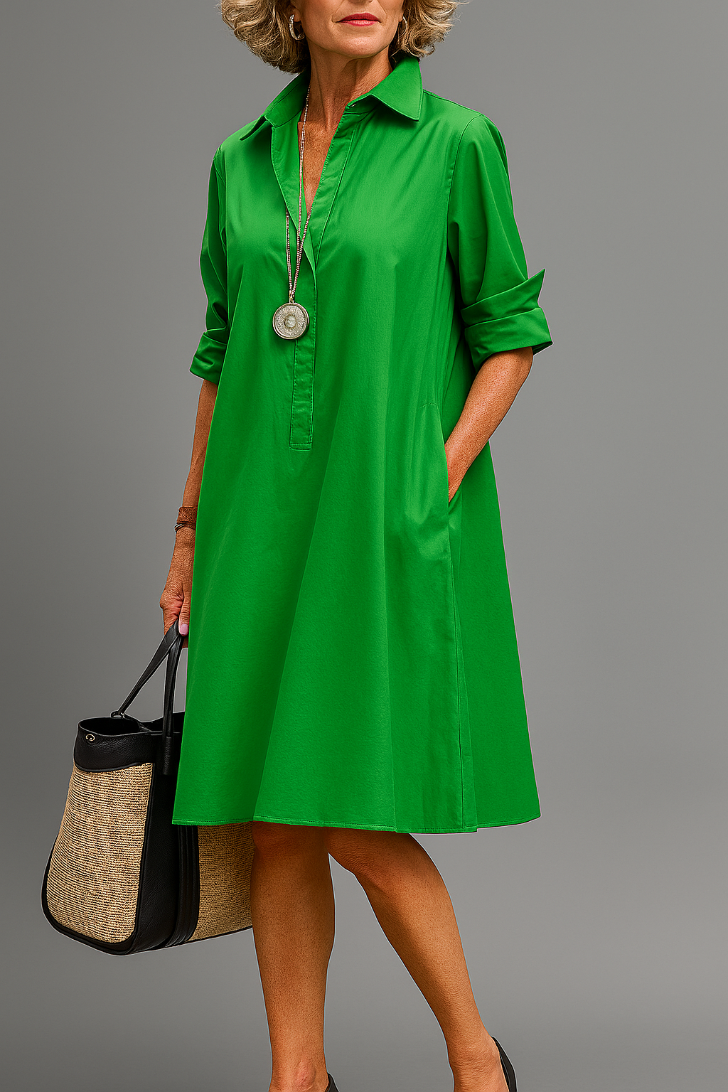 Alison | Classic Midi Dress with Enduring Elegance