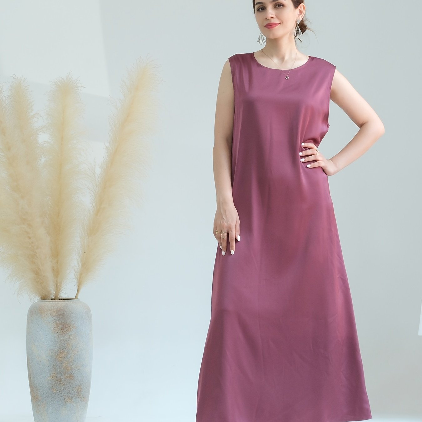 Maggie | Elegant Flowy Maxi Dress – Lightweight, Timeless & Comfortable