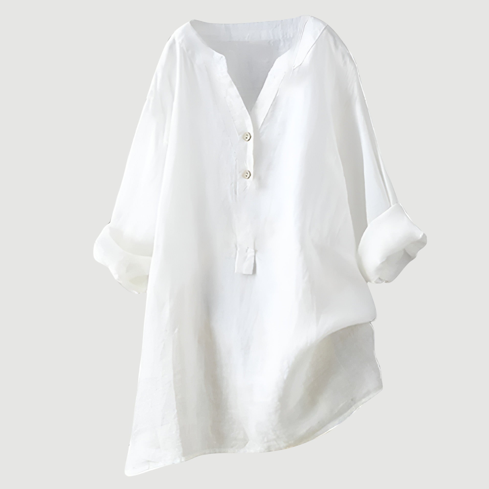 Hallie | Airy and Comfortable Linen Blouse with Buttons