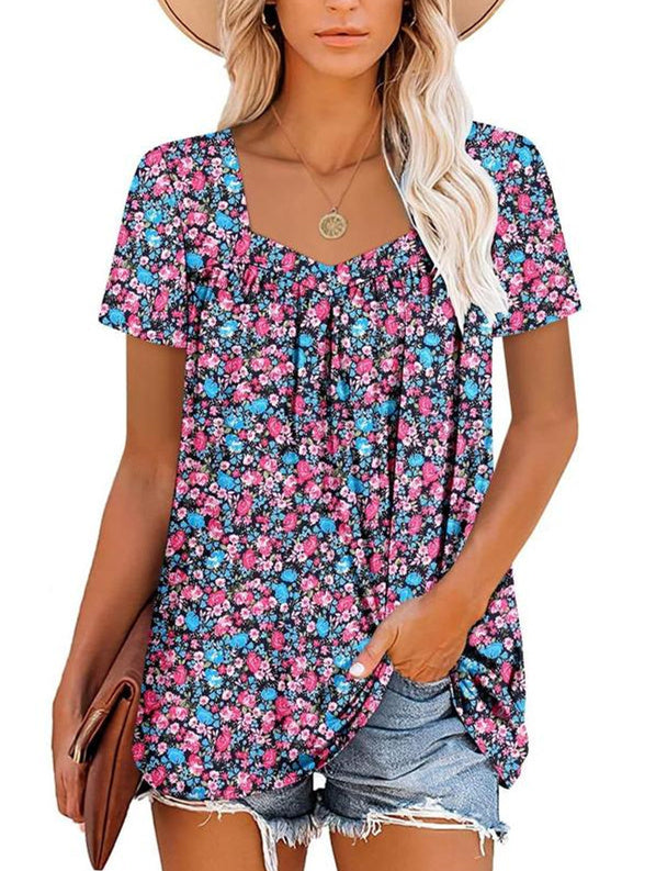 Carly | Casual Floral Top