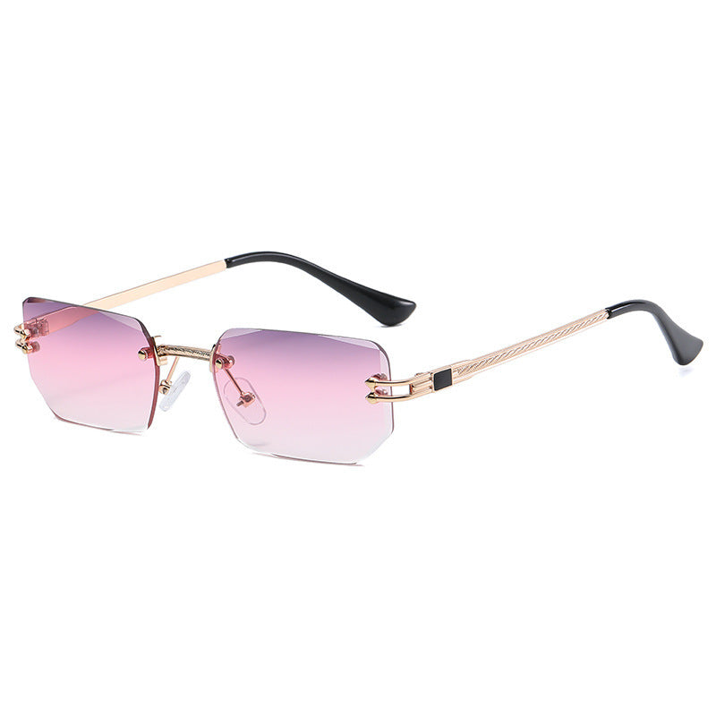 Modern Rimless Sunglasses