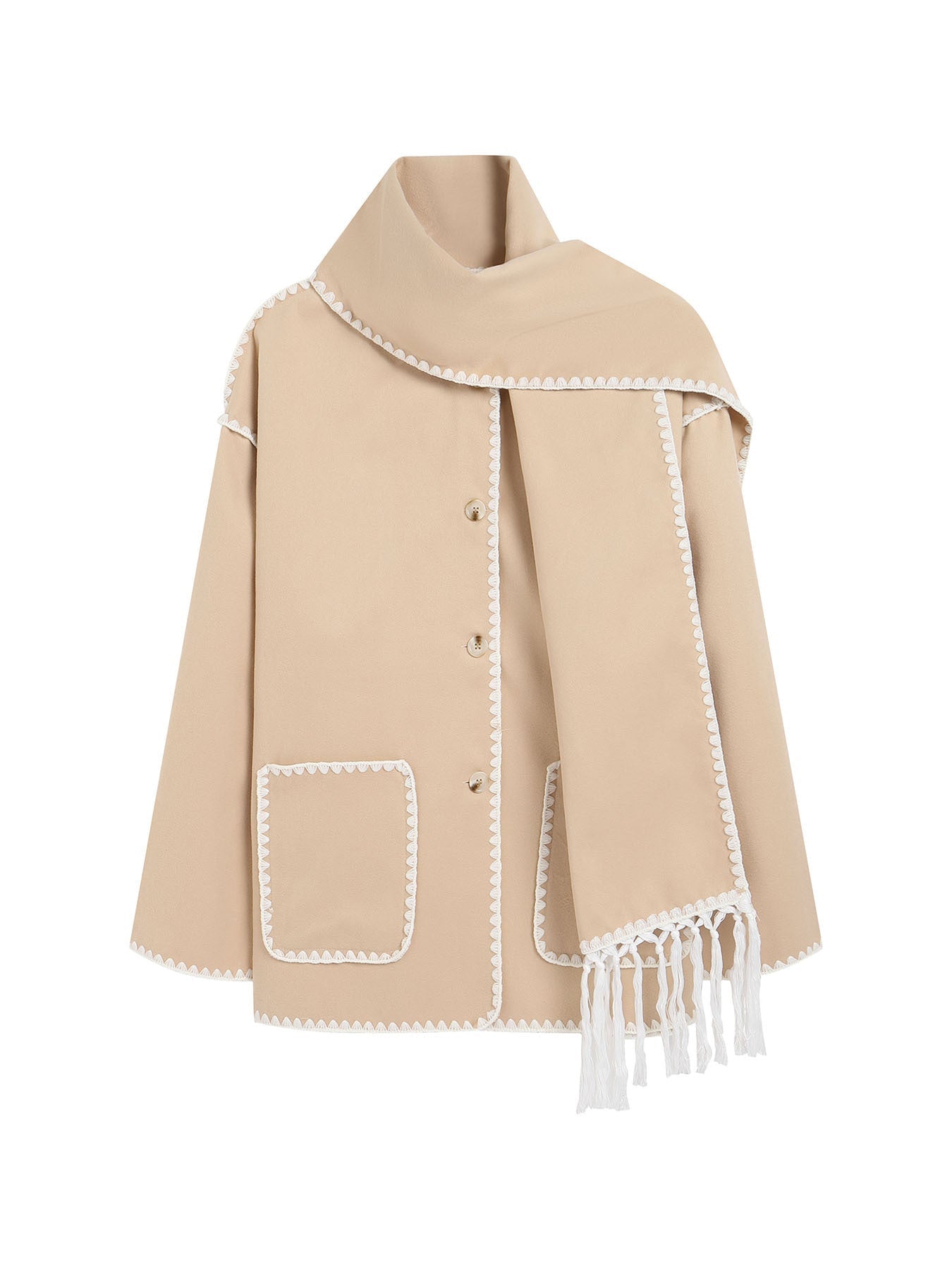 Aurelia™ -  Luxe Scarf Jacket