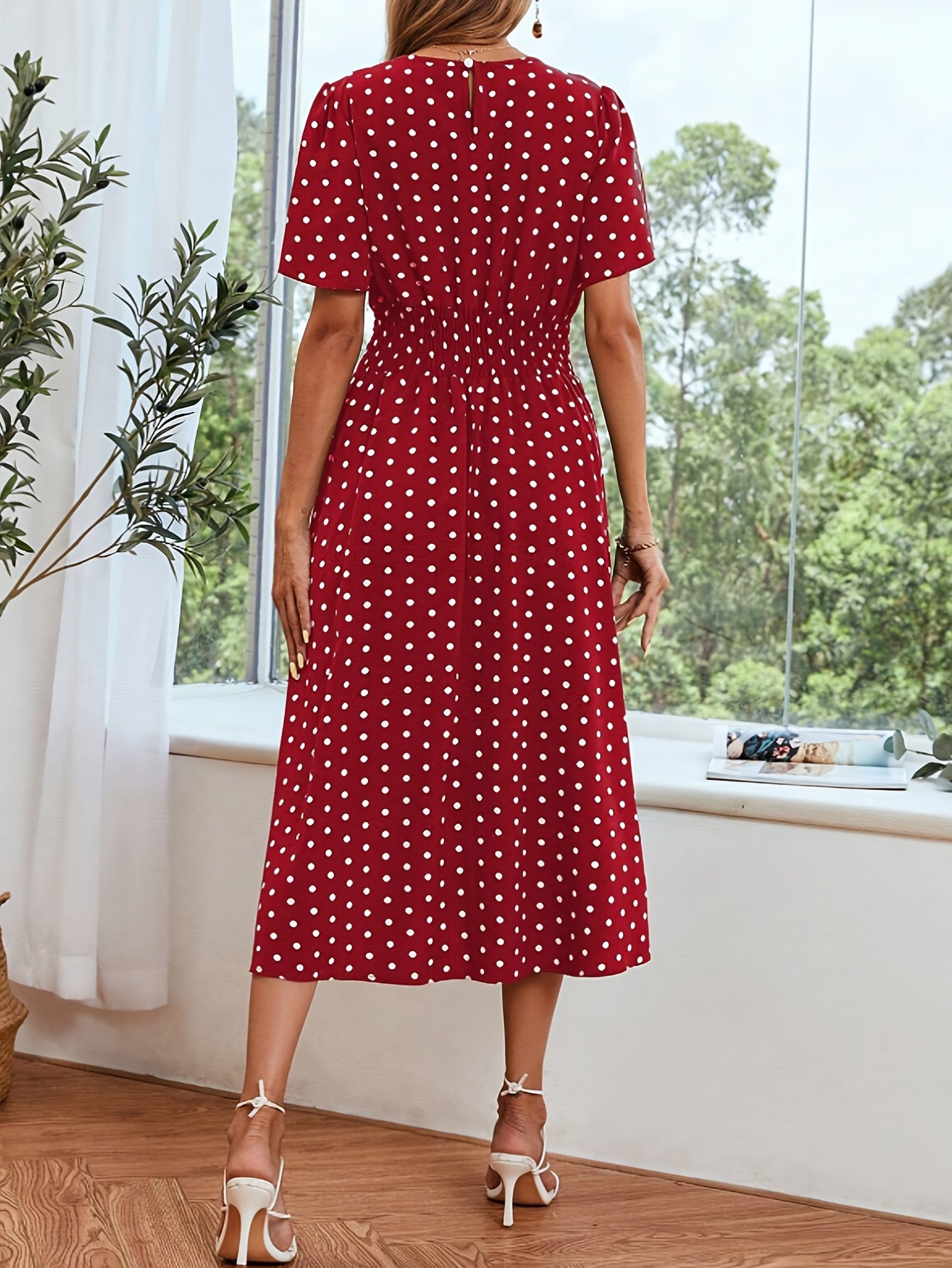 Belinda | Premium Polka Dot Dress