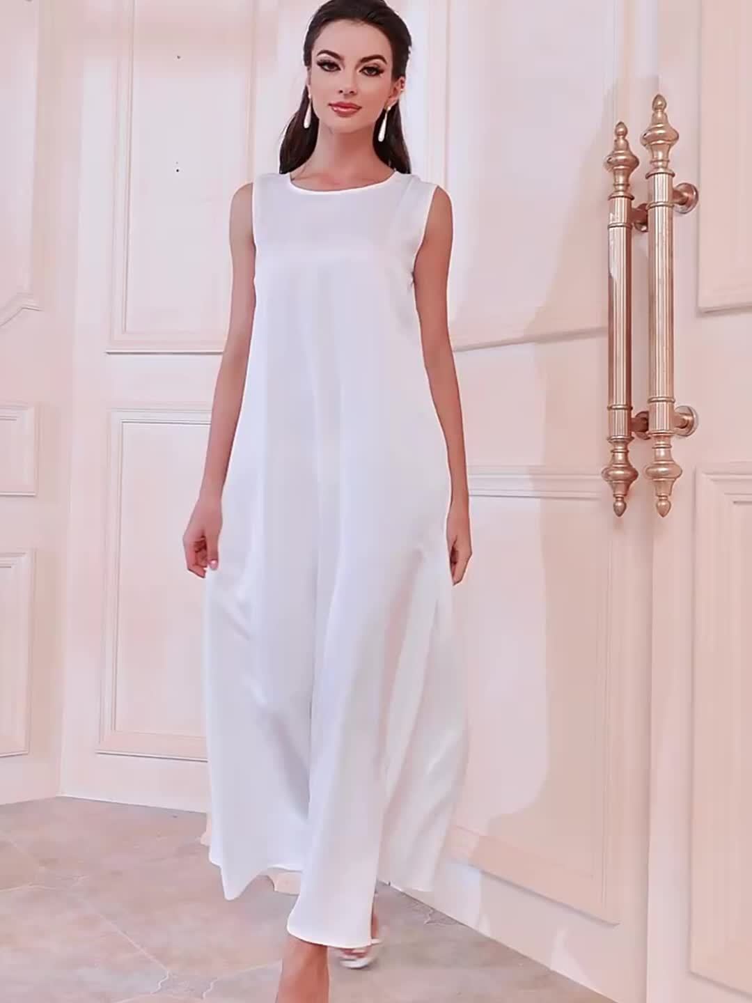 Maggie | Elegant Flowy Maxi Dress – Lightweight, Timeless & Comfortable