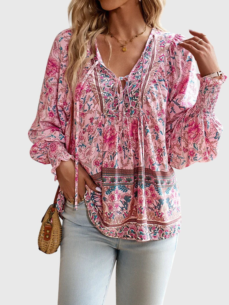 Bridget  | Elegant Floral Blouse