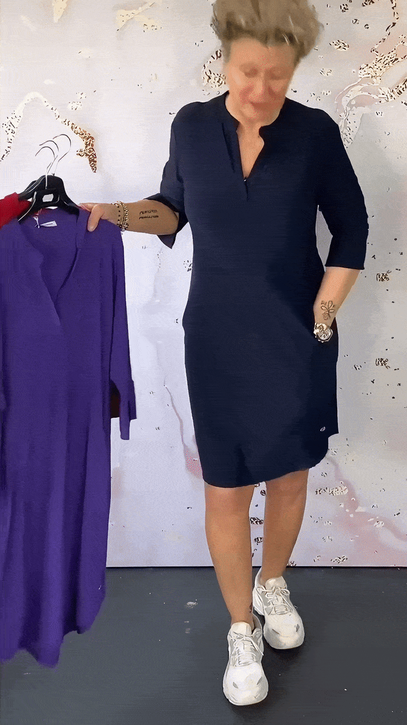 Sharon | Simple Casual V-Dress