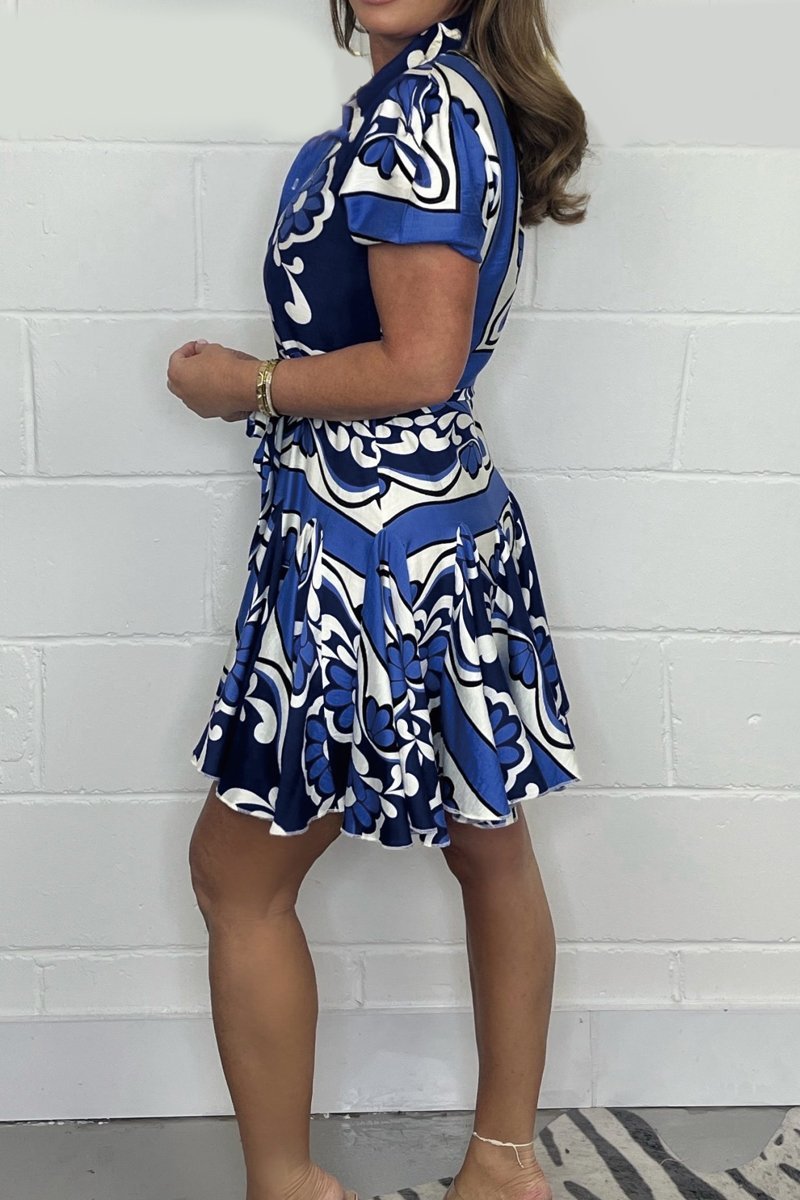 Margaret  | Bold Print Dress – Flattering, Confident & Chic