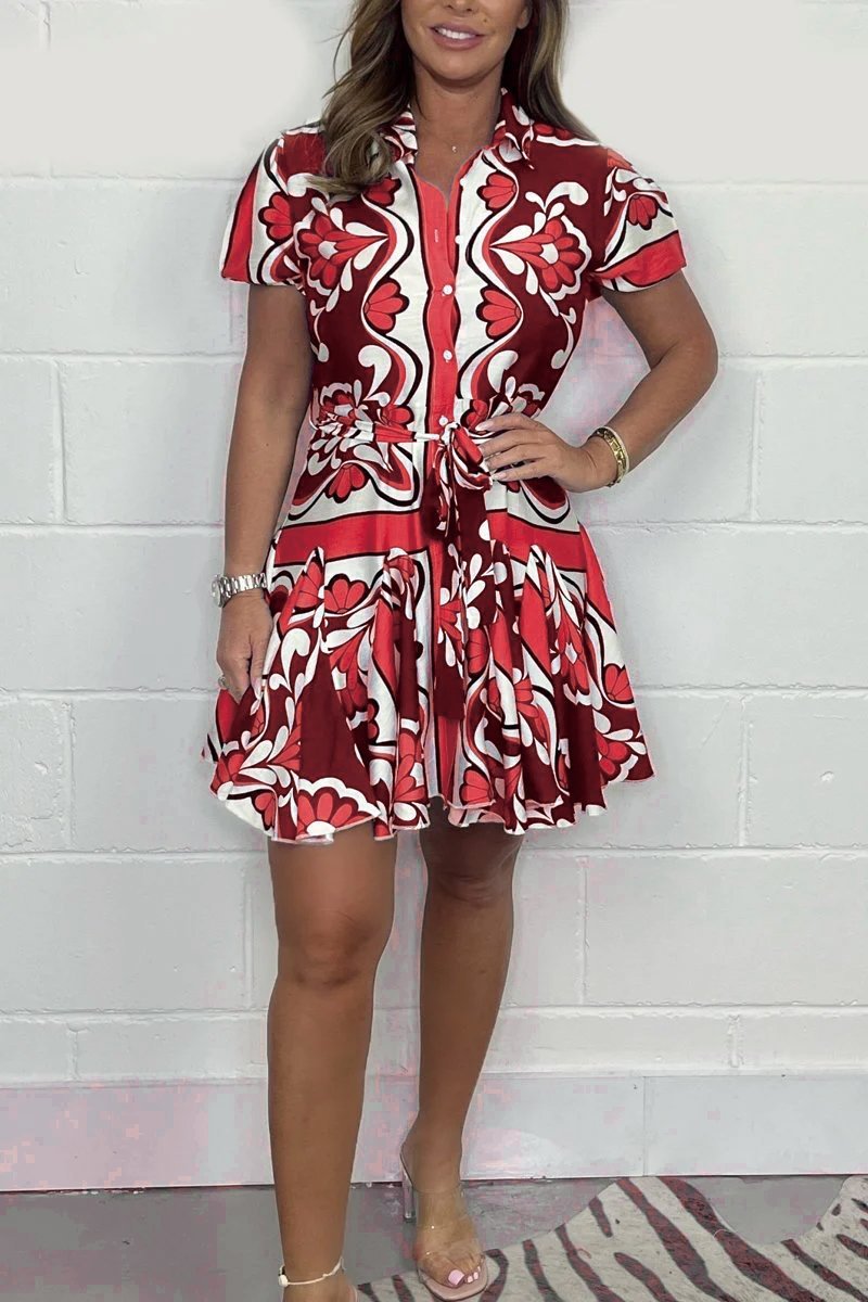 Margaret  | Bold Print Dress – Flattering, Confident & Chic