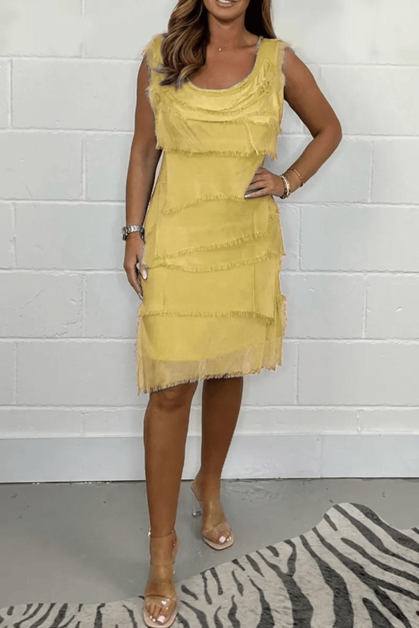 Tania | Premium Elegant & Comfortable Ruffled Midi Dress