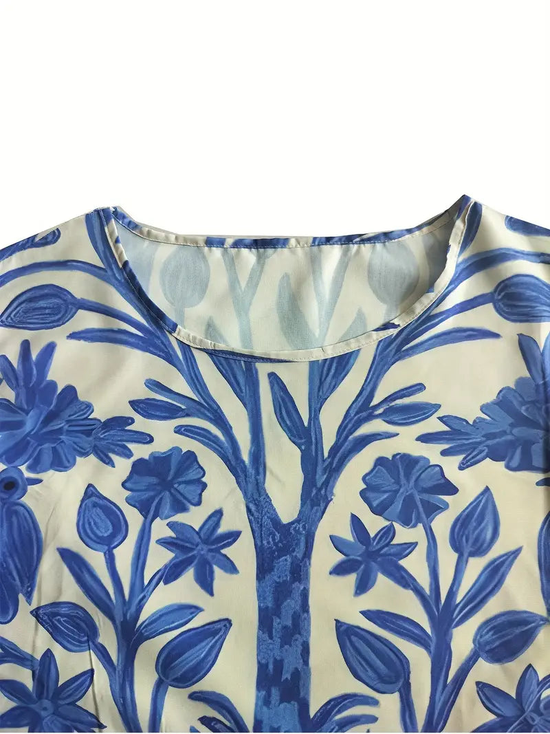 Philips | Embroidered Blue Dress