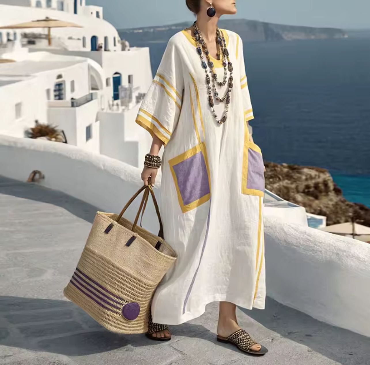 Natalie |  Stylish Breathable Maxi Dress