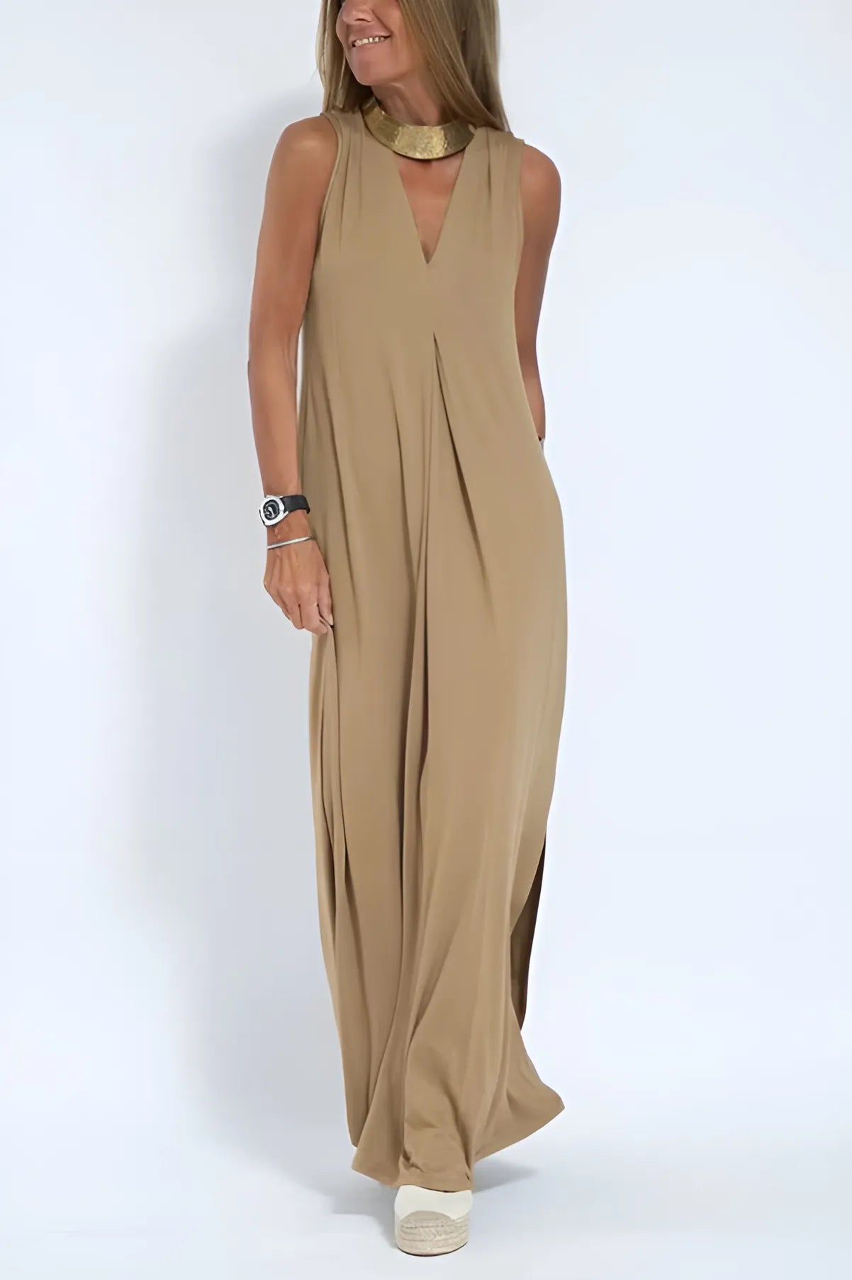 Susanne |  Stylish Comfortable Maxi Dress + Free Cardigan