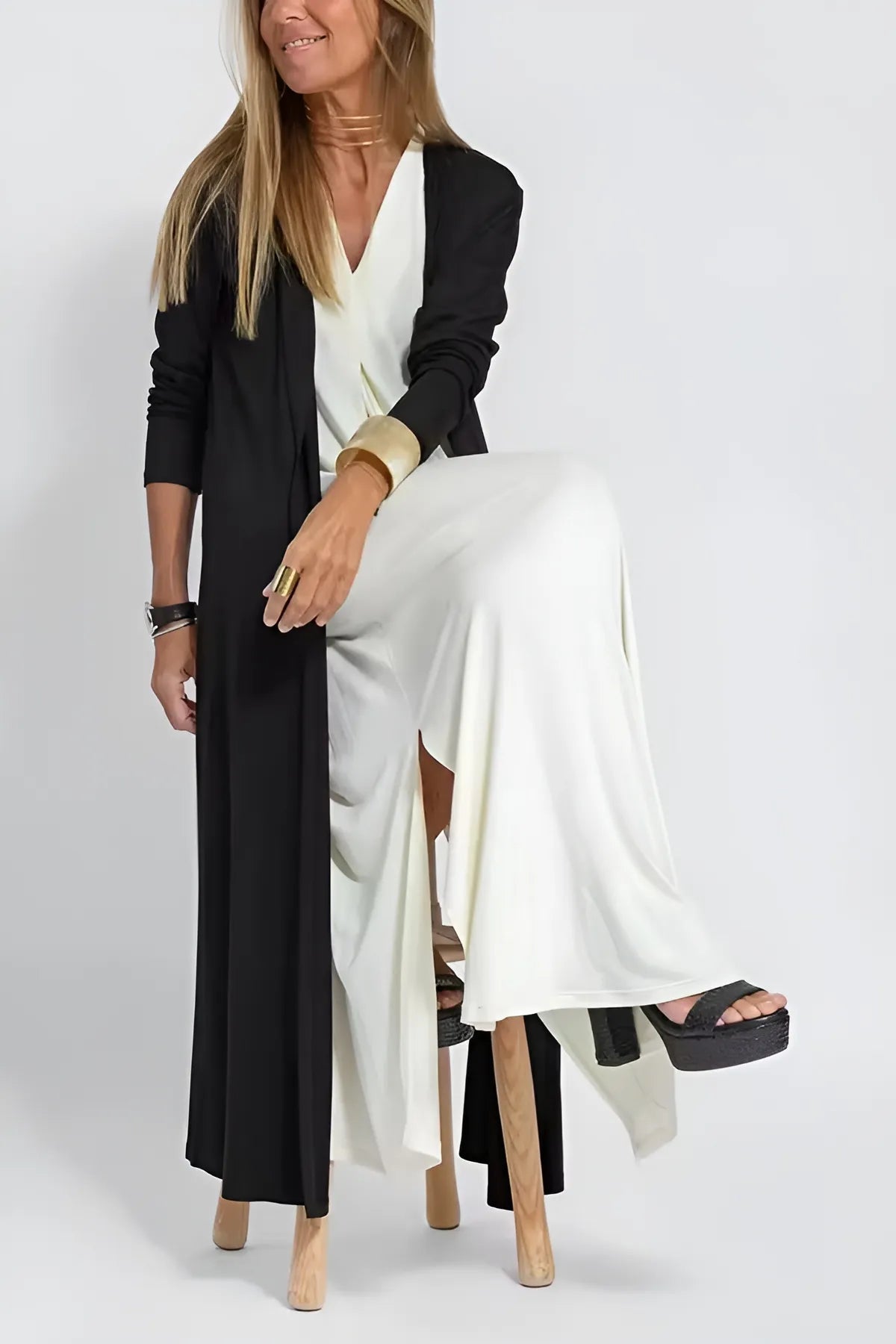 Susanne |  Stylish Comfortable Maxi Dress + Free Cardigan