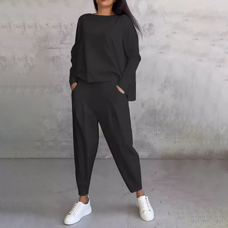 ALLURE | Loose Breezy Longsleeve 2-Piece Set