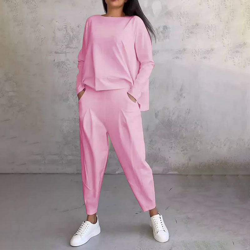 ALLURE | Loose Breezy Longsleeve 2-Piece Set
