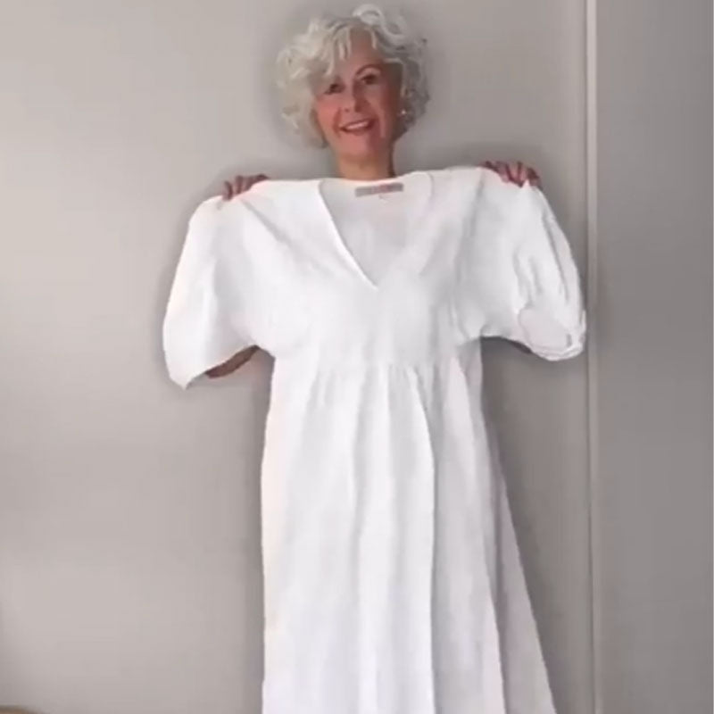 Cherie | Comfortable V-Neck Casual Dress