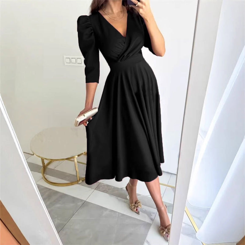 Valeria | Elegant Midi Dress – Flattering, Feminine & Comfortable