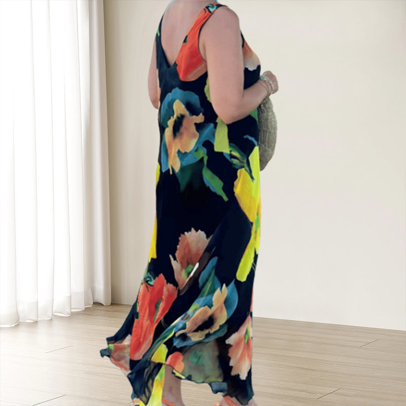 Flora | Elegant Floral Maxi Dress – Flowy, Colorful & Comfortable
