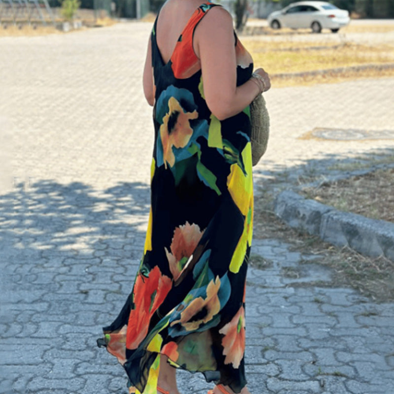 Flora | Elegant Floral Maxi Dress – Flowy, Colorful & Comfortable