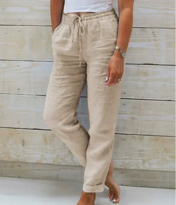 Lena | Casual Pants with Drawstring